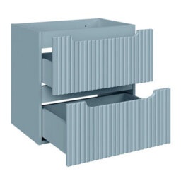 Heze Furniture Noca Bathroom Cabinet 60Cm With Worktop And Countertop Basin - Baby Blue - thumbnail 3
