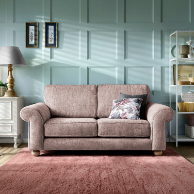 Abakus Direct Ingrid 2 Seater Sofa In Woodrose - image 1