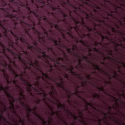 Ohs Seersucker Duvet Cover With Pillowcase Bedding, Wine - Single - thumbnail 6