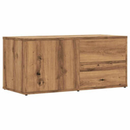 Berkfield Tv Cabinet Artisan Oak 80X34X35.5 Cm Engineered Wood - thumbnail 2