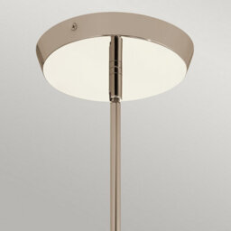 Luminosa Lighting Luminosa Kichler Kayva Integrated Led Multi Arm Pendant Ceiling Light Polished Nickel, 3000K, Ip44 - thumbnail 2