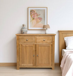 Hallowood Furniture Waverly Oak Small Sideboard - thumbnail 1