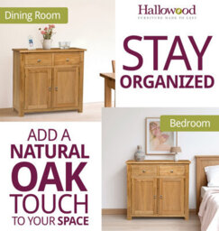 Hallowood Furniture Waverly Oak Small Sideboard - thumbnail 6