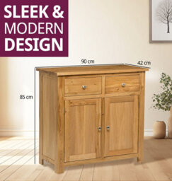 Hallowood Furniture Waverly Oak Small Sideboard - thumbnail 3