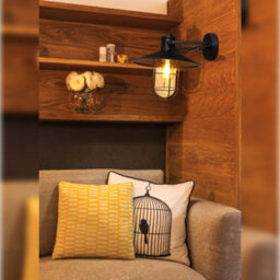 Long Life Lamps Company Vintage Industrial Nautical Fishermans Black Cage Wall Light Lampshade Wd043 - thumbnail 8