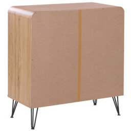 Beliani Retro Sideboard Kyle Light Brown - thumbnail 7