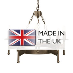 Luminosa Lighting Elstead Cromwell 5 Light Chandelier Old Bronze Finish, E14 - thumbnail 4