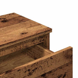 Berkfield Bedside Cabinet Old Wood 40X30X39 Cm Engineered Wood - thumbnail 8