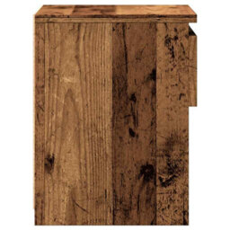 Berkfield Bedside Cabinet Old Wood 40X30X39 Cm Engineered Wood - thumbnail 5