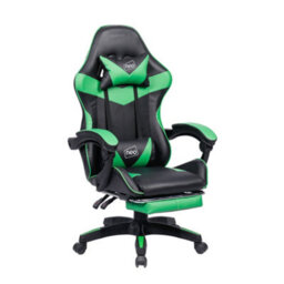 Neo Green Massage Recliner Leather Computer Gaming Office Chair With Footrest - thumbnail 2
