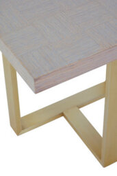 Orsina Villi Gold Finish Side Table - thumbnail 5