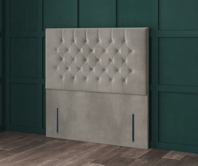 Comfy Deluxe 2Ft6 Red Chenille Chesterfield Floorstanding 54Inch Headboard - image 1