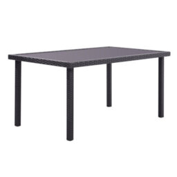 Breeins Outdoor  Black Garden Metal Frame Waterproof Portable Picnic Coffee Table Camping Table - thumbnail 4