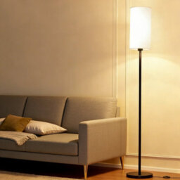 Modern Dimmable Led Floor Lamp With Magnetic Remote & 3 Colour Temperature Settings - 173Cm