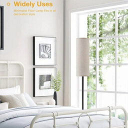 Modern Dimmable Led Floor Lamp With Magnetic Remote & 3 Colour Temperature Settings - 173Cm - thumbnail 3