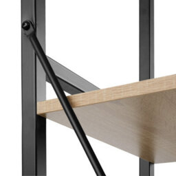 Tectake Bookcase Manchester - 5 Shelves  - Industrial Wood Light, Oak Sonoma - thumbnail 9