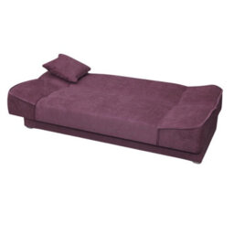 Gabi Purple Sofa Bed With Storage Comfortable 3 Seater Couch With Sleeping Function Enjoy16 - thumbnail 5