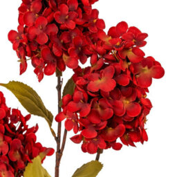 Wyld Haus Set Of 3 Dark Red Spear Hydrangea Artificial Flower Stems 970mm - thumbnail 3