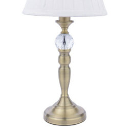 Pagazzi Lighting Pagazzi Edwina Antique Brass Touch Table Lamp - thumbnail 6