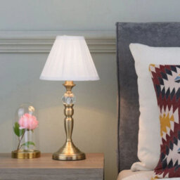 Pagazzi Lighting Pagazzi Edwina Antique Brass Touch Table Lamp - thumbnail 8