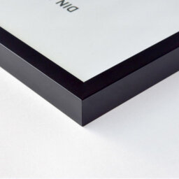 Nielsen Quadrum 60 X 80Cm Black Wooden Picture Frame With Float Glass And Push/turn Clips - thumbnail 2
