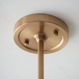 Loops Stylish 5-Light Hanging Ceiling Pendant Light In Brushed Aged Brass With Adjustable Height - thumbnail 6