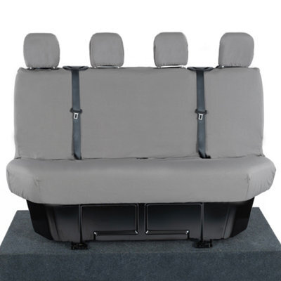 Man Tge (2017 Onwards) Rear Seat Covers Tailored (Grey) - Uk Custom Covers - image 1