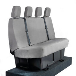 Man Tge (2017 Onwards) Rear Seat Covers Tailored (Grey) - Uk Custom Covers - thumbnail 4