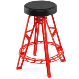 Gainoom 28 Inch Swivel Shop Stool Garage Chair With Round Padded Seat - thumbnail 9