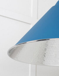 From the Anvil Hammered Nickel Hockley Pendant In Upstream - thumbnail 6