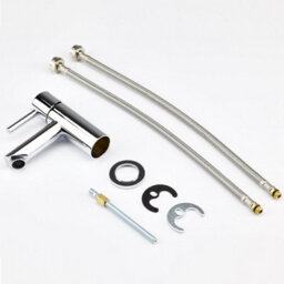 Affine 400mm Bathroom Basin Sink Vanity Unit Furniture 1Th Round Mixer Tap Free Waste - thumbnail 8