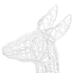 Berkfield Classic Acrylic Reindeer Family Christmas Decoration 160 Led Warm White - thumbnail 7