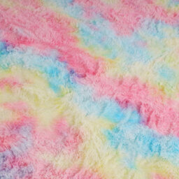 Aspire Homeware Non-Slip Rainbow Shaggy Rug Soft Fluffy Washable, Hallways And Entryways Runner, (L)220Cm X (W)60Cm - thumbnail 2