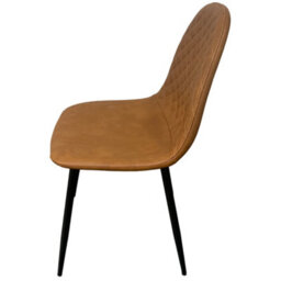 Corona Pu Leather Steel Legs Dining Chairs (Set Of 4) - thumbnail 4