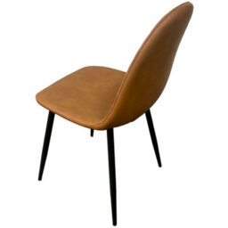 Corona Pu Leather Steel Legs Dining Chairs (Set Of 4) - thumbnail 5