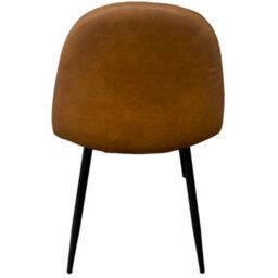 Corona Pu Leather Steel Legs Dining Chairs (Set Of 4) - thumbnail 6