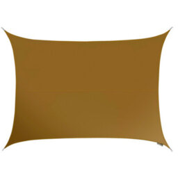 Kookaburra 4M X 3M Rectangle Water Resistant Mocha Brown Garden Patio Sun Shade Sail Canopy 96.5% Uv Block With Free Rope - thumbnail 1