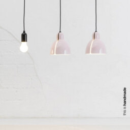 Luminosa Lighting Luminosa Venice Pink Dome Pendant Lamp - thumbnail 2
