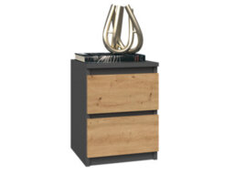 M2 Malwa Chest Of Drawers Anthracite Artisan Oak