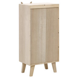 Wyld And Coco Whimsykids 4-Tier Children's Bookshelf With Animal Drawer Fronts, Light Brown, W40 X D25 X H79Cm - thumbnail 6