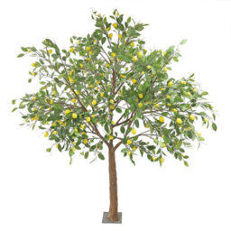 Indoor Artificial Lemon Tree Green