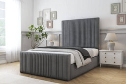 "Sloomy Kingsley Armour Coniston Bed Frame With Mattress With 50"" Upholstered Headboard 2'6 Small Single" - thumbnail 2