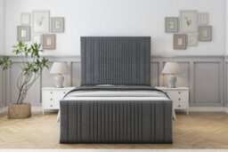 "Sloomy Kingsley Armour Coniston Bed Frame With Mattress With 50"" Upholstered Headboard 2'6 Small Single" - thumbnail 1