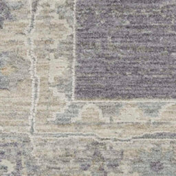 Charcoal Traditional Persian Bordered Floral Rug For Living Room Bedroom And Dining Room-239Cm X 315Cm - thumbnail 3