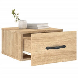 Berkfield Wall-Mounted Bedside Cabinets 2 Pcs Sonoma Oak 35X35X20 Cm - thumbnail 4