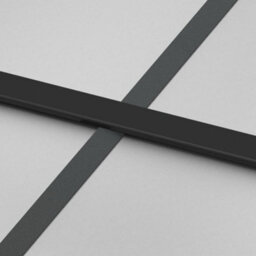 Berkfield Sliding Door Black 76X205 Cm Tempered Glass And Aluminium - thumbnail 6