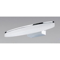 Luminosa Lighting Luminosa Ola Wall Lamp 6W Led Oval 3000K Ip44, 450Lm, Polished Chrome/frosted Acrylic - thumbnail 2