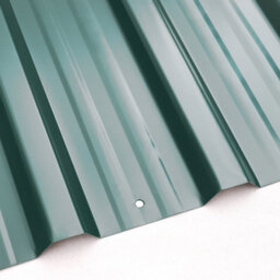 Garden Sanctuary 12 Pcs /pack Dark Green Corrugated Metal Roof Panels Wainscoting Panels For Wall & Roof L 129 Cm X W 45 Cm - thumbnail 4