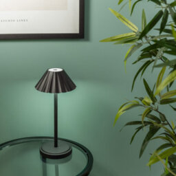 Valuelights Avery Rechargeable Led Portable Table Lamp Warm White Dimmable Touch Light For Living Room Bedroom - Black - thumbnail 7