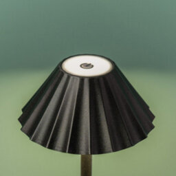 Valuelights Avery Rechargeable Led Portable Table Lamp Warm White Dimmable Touch Light For Living Room Bedroom - Black - thumbnail 5